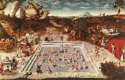 Lucas  Cranach The Fountain of Youth Norge oil painting reproduction
